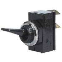 On/Off Single Pole Switch with Plastic Flat Style Lever
