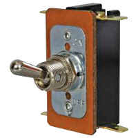 On/ Off Double Pole Heavy Duty Switch - 6.3mm Blade Terminals
