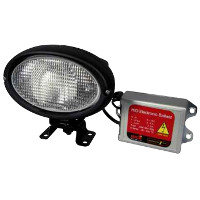 Oval 12 Volt HID Xenon Work Lamp