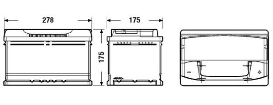 EXIDE 096TE diagram