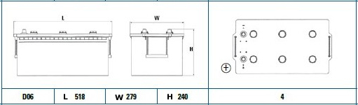 Exide 624SE diagram