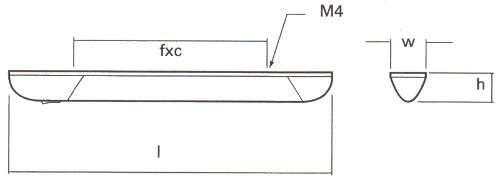 Fluorescent Lamp In Contemporary Style - 652mm, 12 - 15 Volts