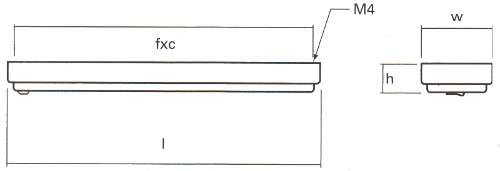 Low Profile Fluorescent Lamp - 372mm, 24 - 32 Volts