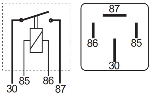 Mini Heavy Duty Make and Break Relay - 12V, 70 Amp
