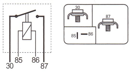 Heavy Duty Make and Break Relay - 24v, 40 Amp