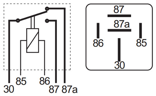 Mini Extra Heavy Duty Change Over with Resistor - 24V, 30/50 Amp