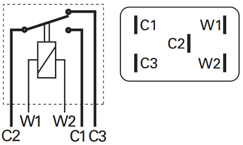 6RA Type Change Over Relay - 12V, 20/30 Amp